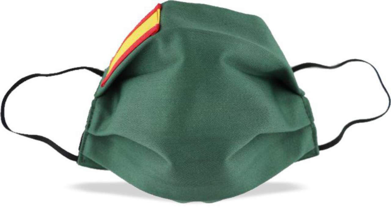 Así es la mascarilla Macarena oficial: La tendencia de la mascarilla con bandera España