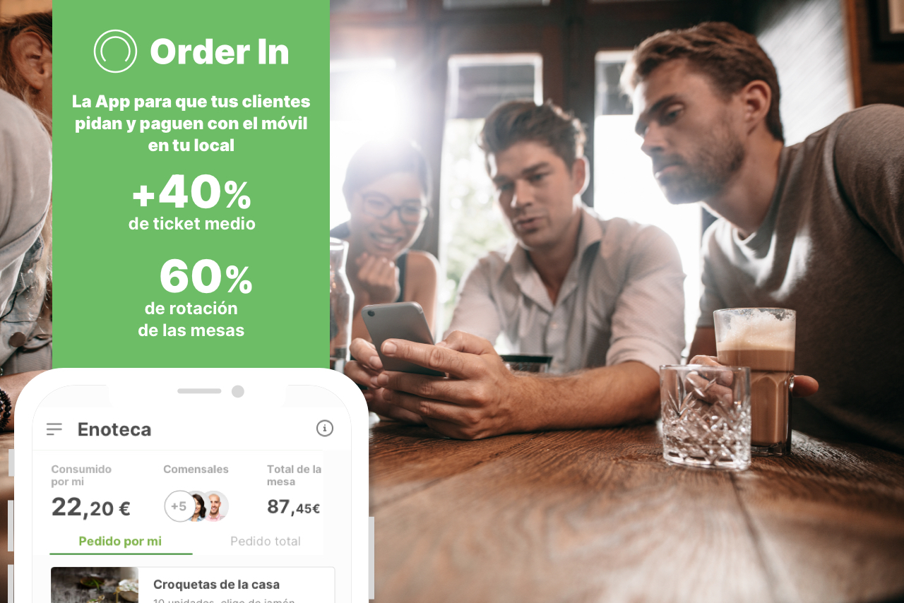 ¿Cómo aumentar el ticket medio de un restaurante gracias a la app Order In?