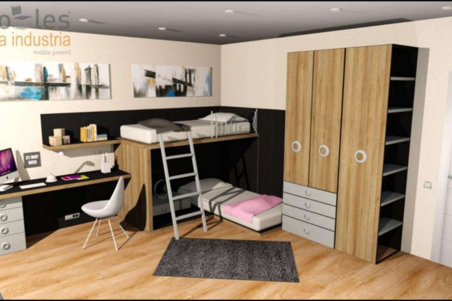 Diseño muebles 3D en Barcelona:  Muebles Industria