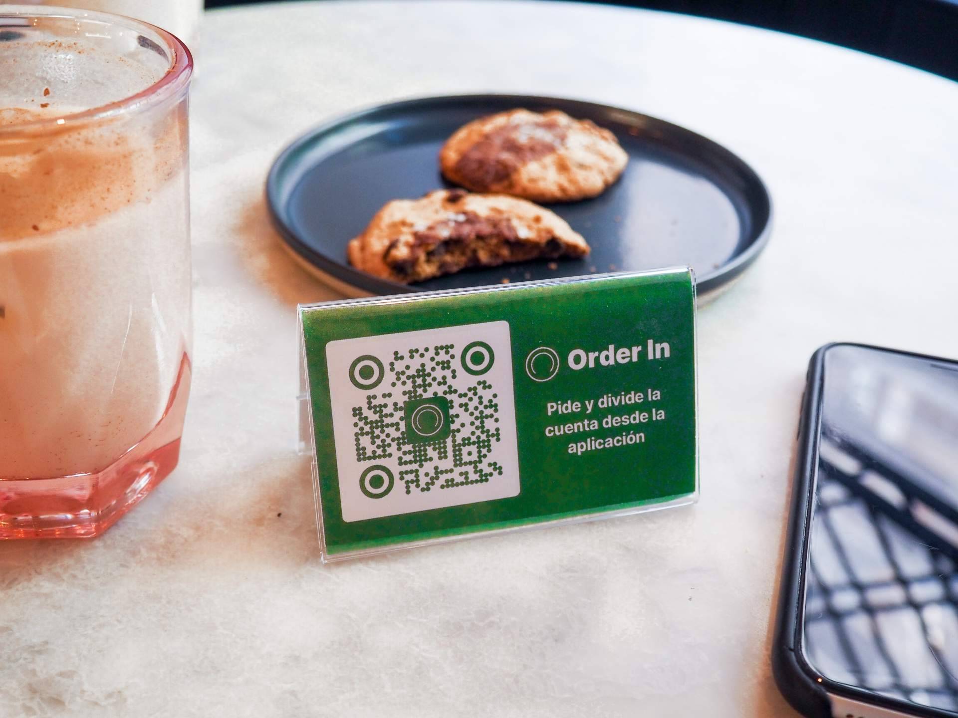 La carta digital QR Order In incluye los pedidos y pagos para reducir los tiempos de espera