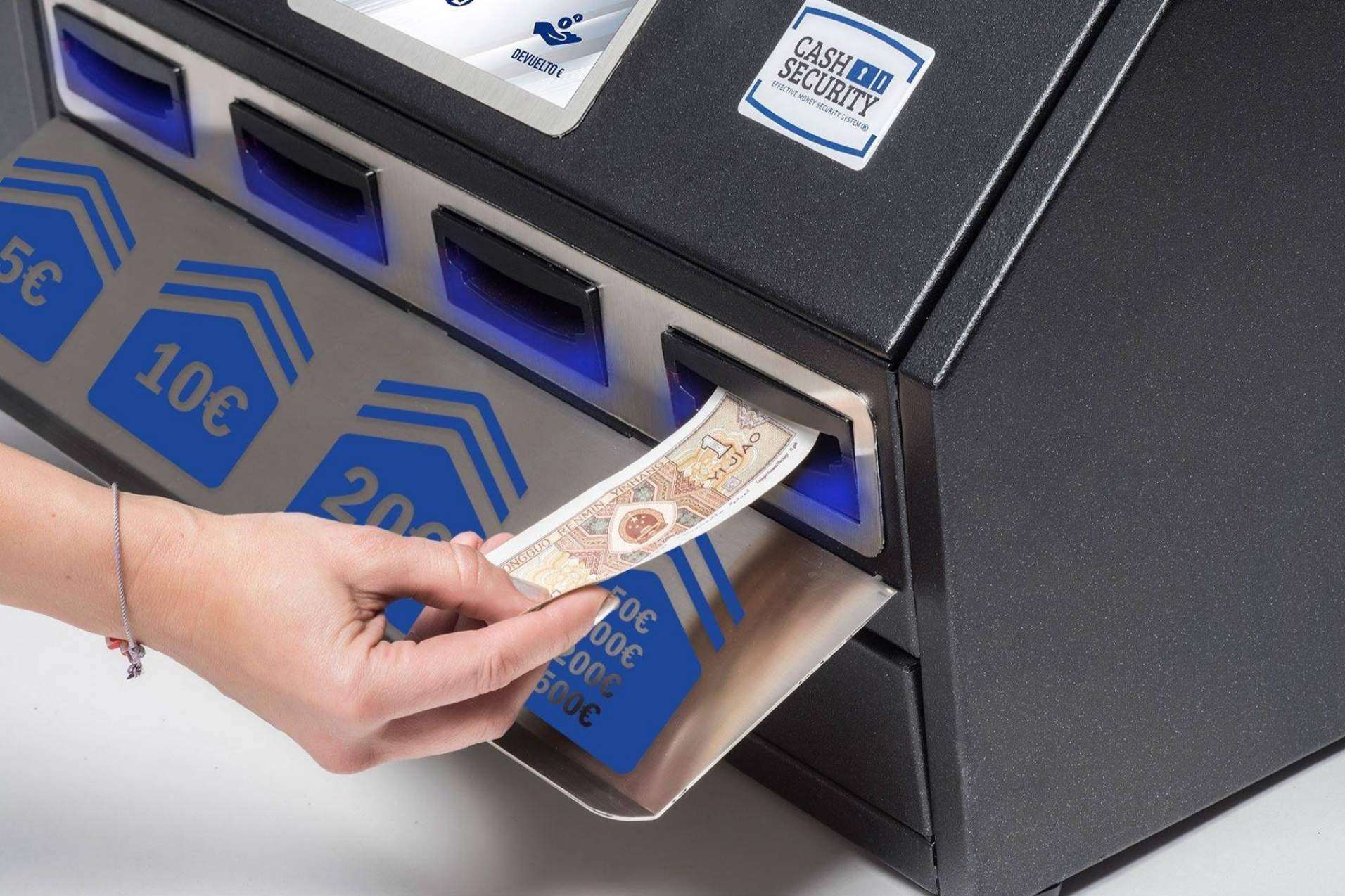 Gestionar el efectivo de un negocio con un cajón de cobro automático en renting