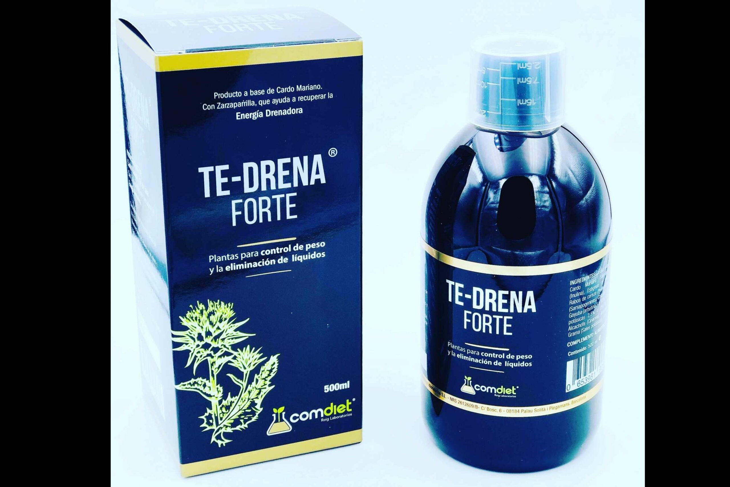 El suplemento natural Te-Drena Forte de Comdiet ayuda a limpiar el hígado y el riñón