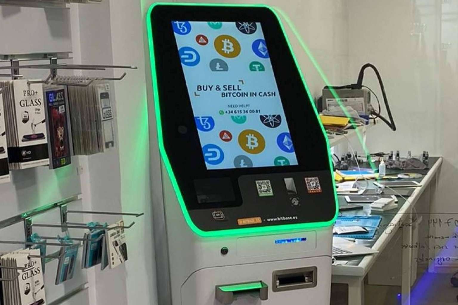 El cajero Bitcoin en Sevilla que dispone Reparación iPhone Sevilla