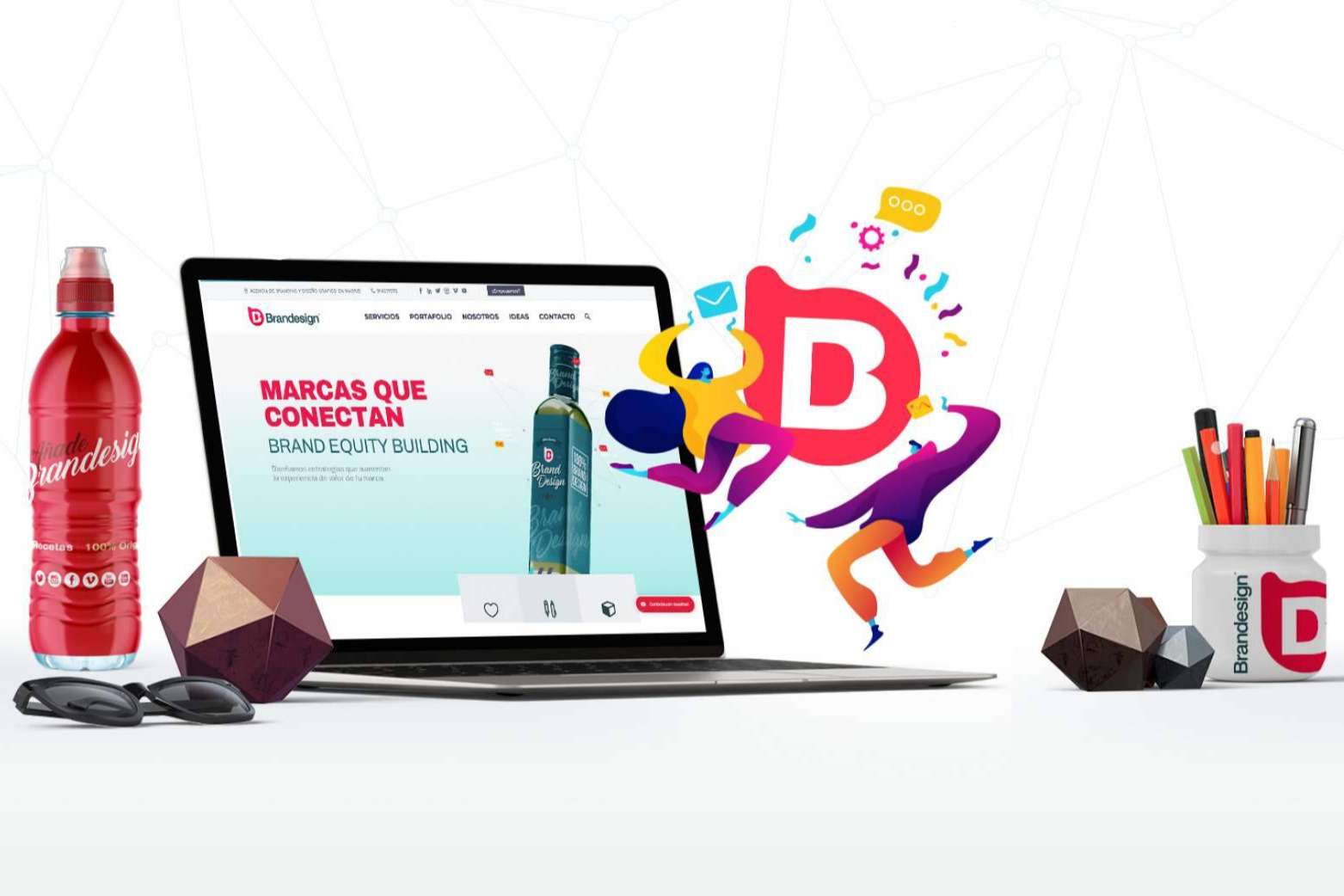 Los servicios de branding y diseño gráfico profesionales de la agencia experta Brandesign