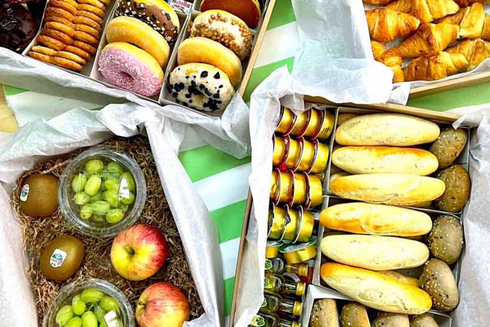 Desayunos a domicilio de la empresa Las Flores No Se Comen con originalidad y buen gusto