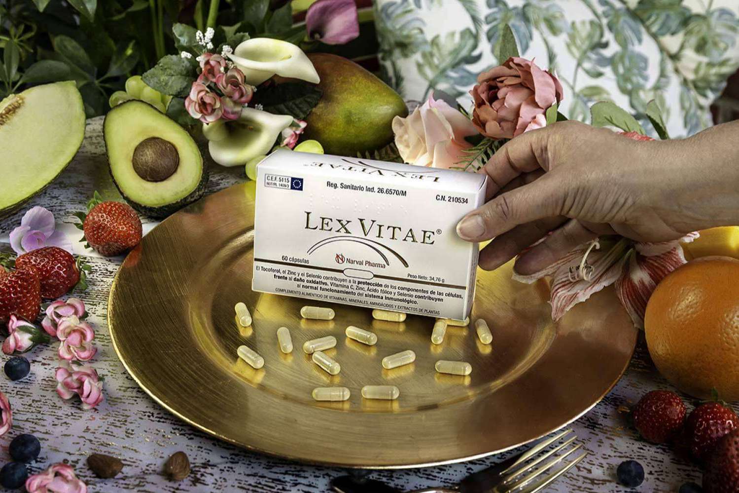 El complemento alimenticio Lex Vitae de Narval Pharma reivindica la importancia del bienestar y cuidado desde el interior