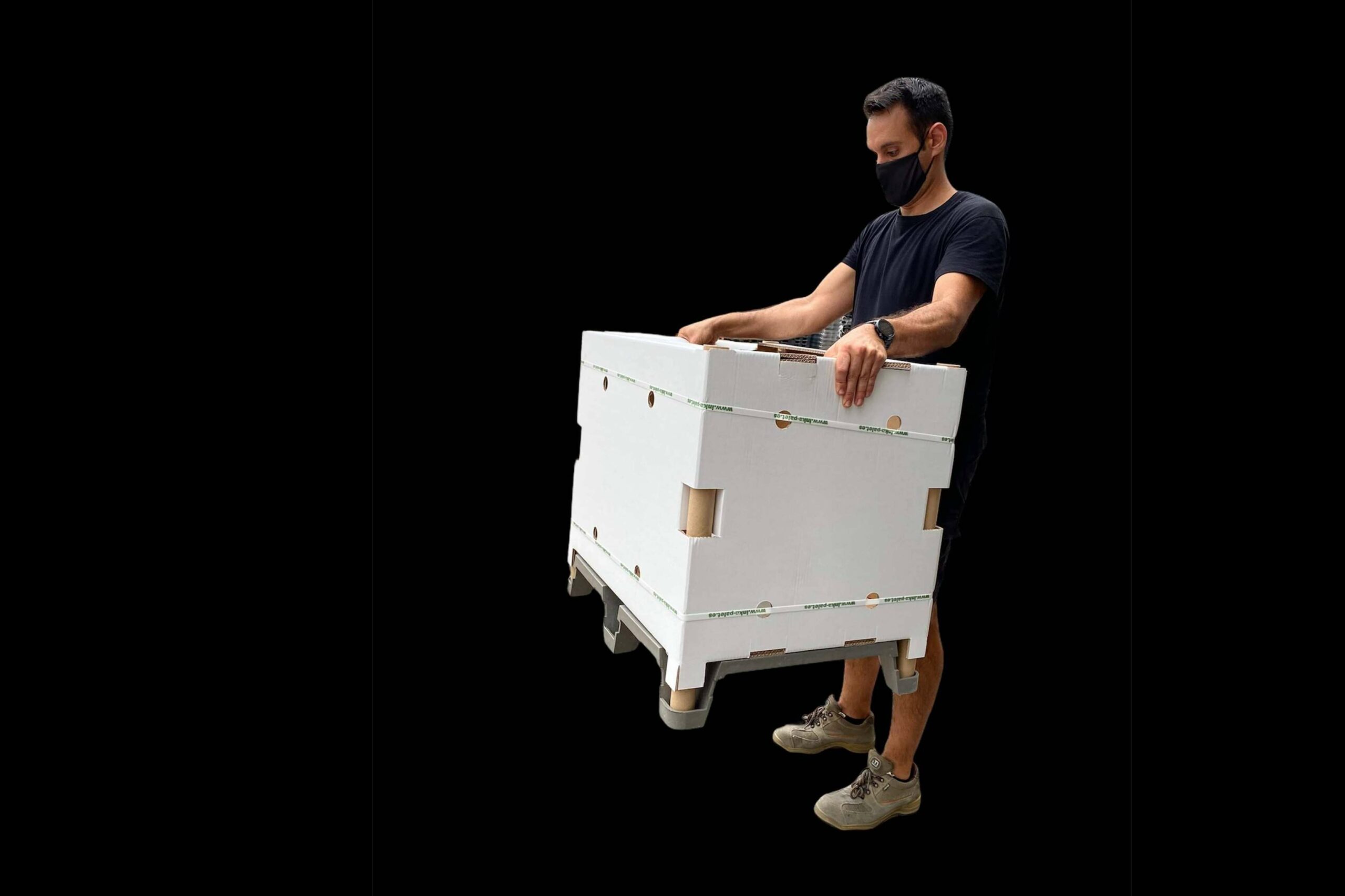 Exponer o trasladar mercancía con máxima eficiencia con el Box Palet 600x800 mm de Inka Palet