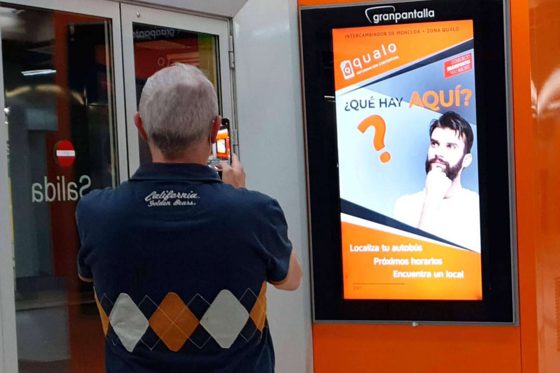QUALO en el Intercambiador de Moncloa (Madrid)