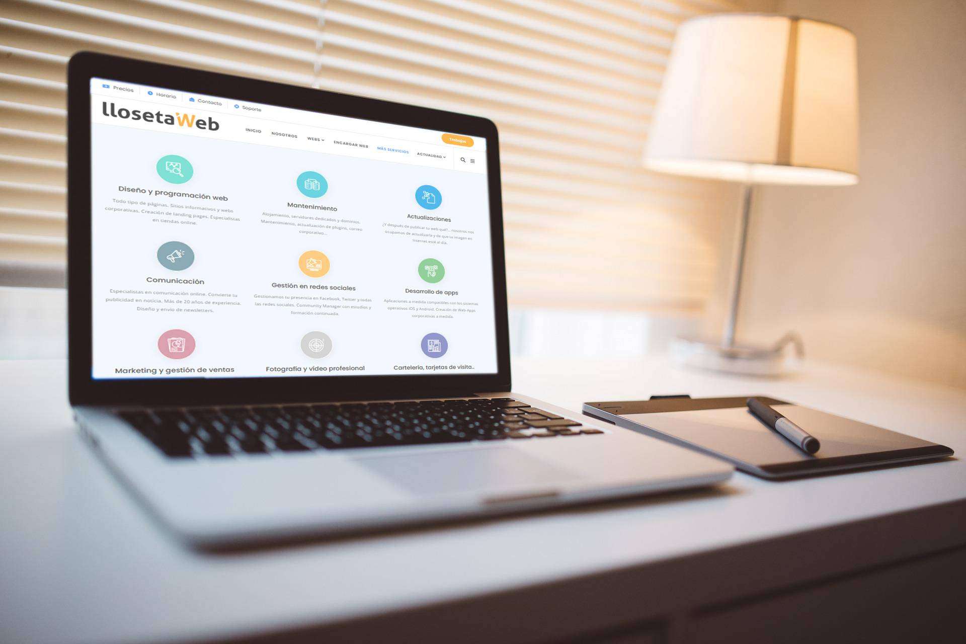 Llosetaweb amplía su oferta de servicios digitales