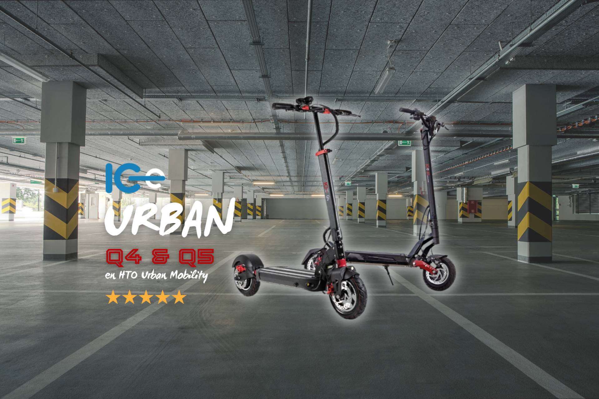 HTO Urban Mobility ofrece patinetes eléctricos de la marca IC-e Scooter