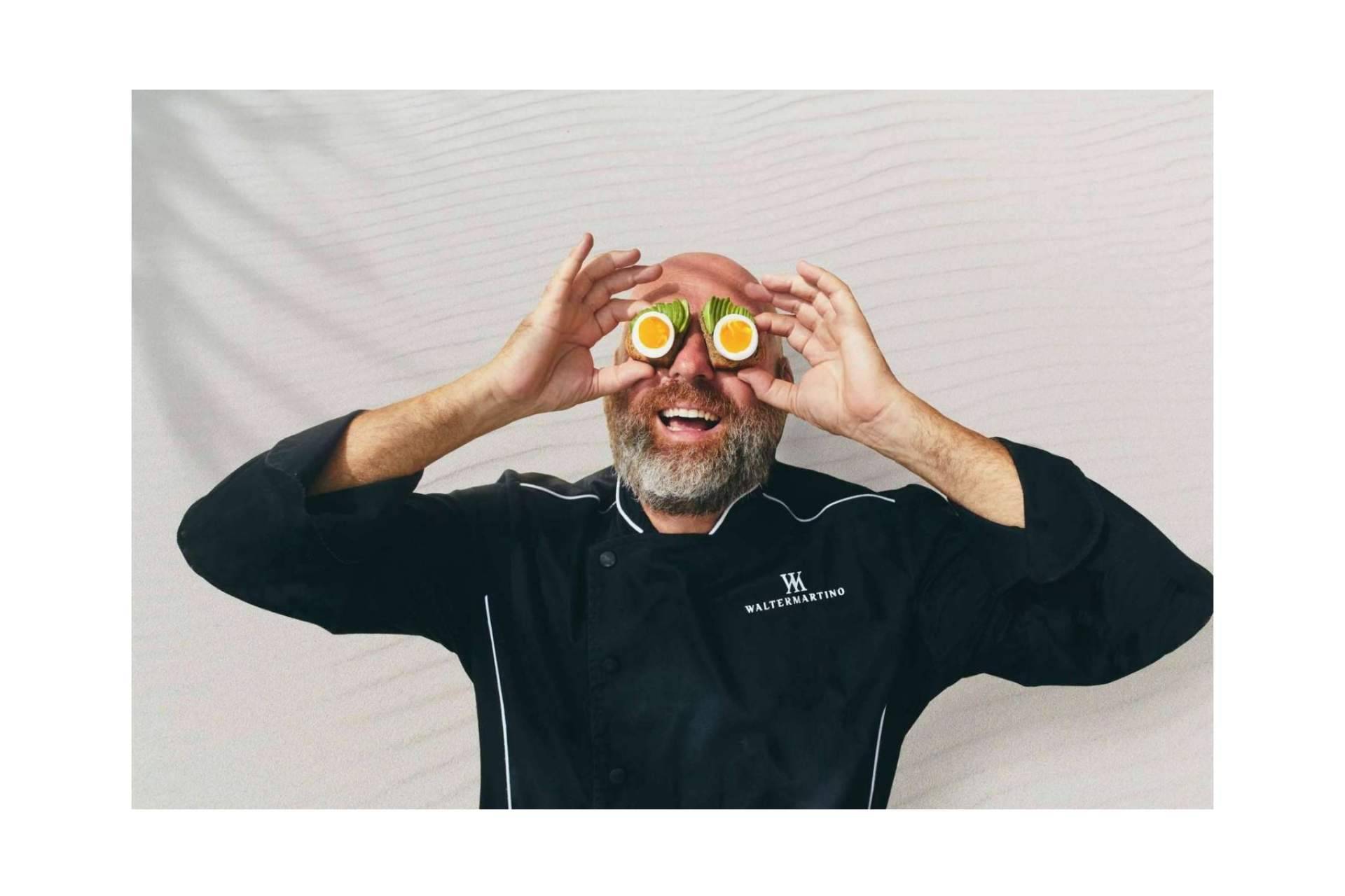 Fusionar la esencia italiana con la comida oriental, la especialidad del chef Walter Martino