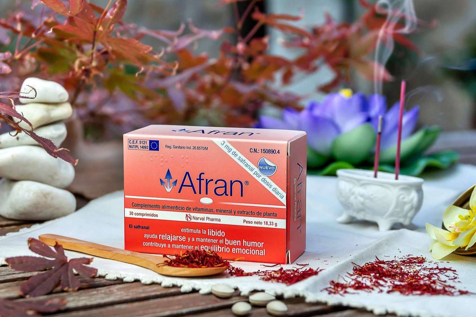 Conseguir equilibrio estas fiestas con Afran Equilibrio Emocional, de Narval Pharma